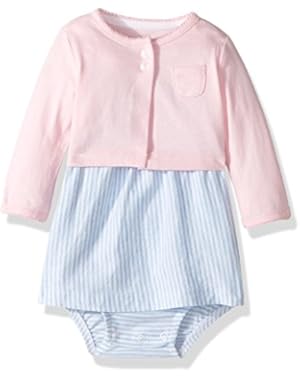 Baby Girls' 2 Piece Stripe Dress Set