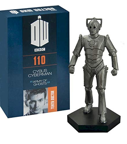 Doctor Who Figurine Collection Cybus Cyberman Hand Painted 1:21 Scale Collector Boxed Model Figure #110