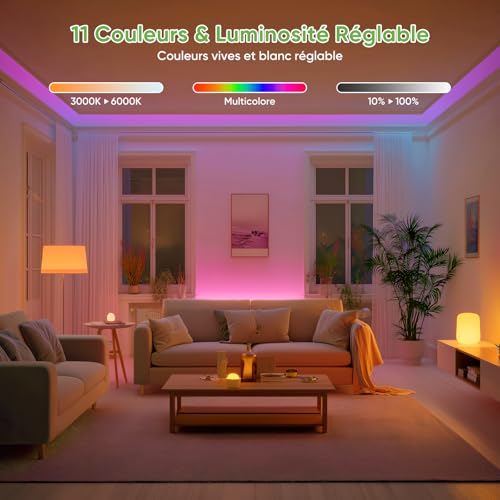 Kimjo E27 LED Light Bulb, RGB Rechargeable Bulb with Remote Control Wireless Dimmable, USB C LED Battery with Timing Function, 7W, 2000mAh, Pack of 2