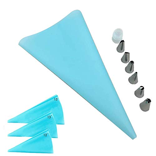 Piping Bags and Tips4 Reusable Piping Bags,Pastry Bags,Icing Bags7