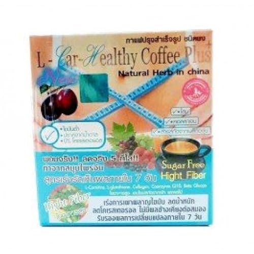12 Boxes X Lcarnitine Healthy Plus Instant Coffee Plus Diet Weight Loss (Instant Coffee with