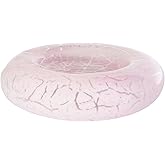 Italian Blown Glass Dish — by Alice Lane Home Collection — Soft Pink — Colorful Vintage Glass Jewelry Dish — Home Decor, Livi