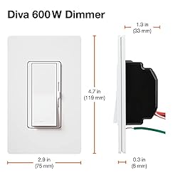 Lutron Diva Dimmer Switch for Halogen and