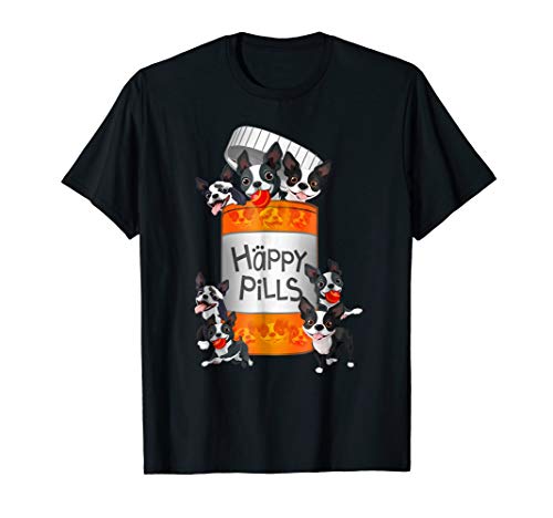 BestTeeForYouBoston Terrier Happy Pills T-shirt
