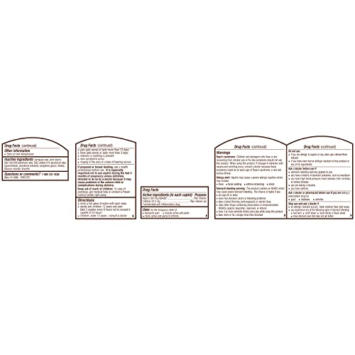 Bayer Back & Body Extra Strength Aspirin, 500mg Coated Tablets, Fast