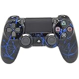 Hand Airbrushed Color Burst Playstation 4 Custom Controller (Blue)