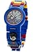 LEGO DC Comics 8020257 Super Heroes Superman Kids Minifigure Link Buildable Watch | blue/red | plastic | 25mm case diameter| analog quartz | boy girl | official