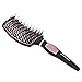 Boar Bristle Hair Brush-Curved and Vented Detangling Hair Brush INNOLV Nano Thermal Ceramic&Ionic Brush for Women Long, Thick, Thin, Curly & Tangled Hair