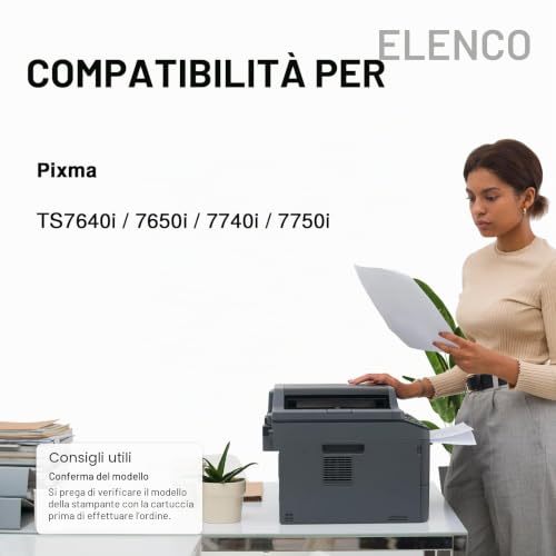 PG-585XL / CL-586XL Multipack Ink Cartridges Compatible with Canon 585 586 Cartridges High Capacity up to 2,260 Pages for PIXMA TS7650i, TS7550i, TS7640i, TS7740i, TS4150i, TS6550i, TS7750i