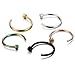 FIBO STEEL 20G 2-32PCS Stainless Steel Body Jewelry Piercing Nose Ring Hoop