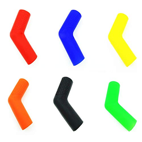 Zavarea Universal Motorcycle Shift Lever Lever Rubber Socks Transmission Boots Shift Box Cover Covers Motorcycle Replacement Parts (Yellow)