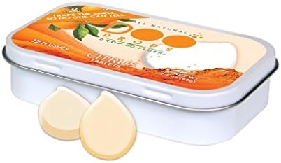 NEW- Citrus Doo Drops Toilet Odor Eliminating Tablets - Drop.Go.Flush / Travel Size - Traps the smell so no one can tell- No Waiting, Just Drop &amp; Go / Professional Grade