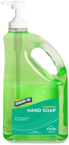 Wholesale CASE of 15 - Genuine Joe Antibacterial Foaming Hand Soap-Refill Hand Soap, w/ Grip Handle, 64 oz