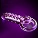 DoubleO 8 vibrating Penis Erection Enhancer Cock Ring with Clitoral Stimulator - Sex Purple