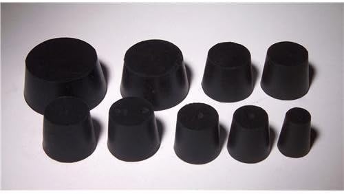 United Scientific RSTPK4 Rubber Stopper, 2 to 8 Sizes Assortment, 2-Holes