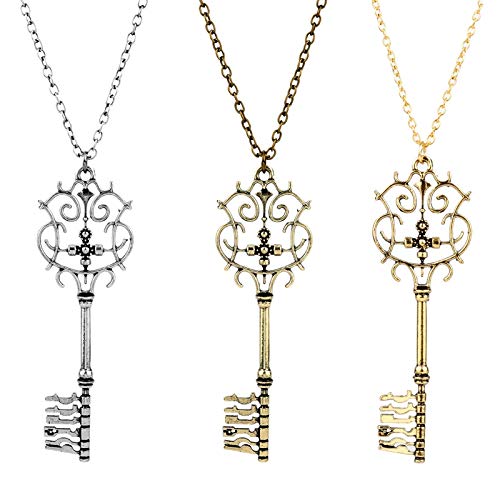 Algol - New The Nutcracker And The Four Realms Clara Necklaces Mysterious Key Pendant Choker Girl Woman Cosplay Jewelry