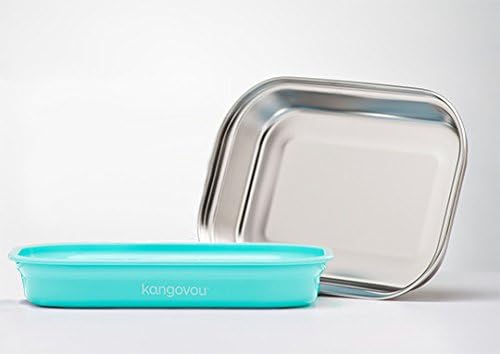 Kangovou Stainless Steel Flat Plate (Iced Mint) by Kangovou