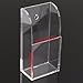 KINGSO Wall Mount Acrylic Remote Control Storage Holder Organizer