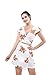 VOCHIC Women Skinny Belt Chain Elastic Punk Chain Wedding Belt Gold Waistband Small