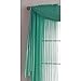 Window Elements Diamond Sheer Voile 56 x 216 in. Curtain Scarf, Grey Teal