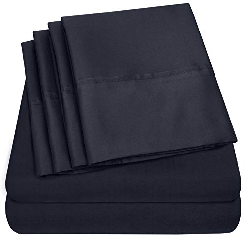 Cal King Size Bed Sheets - 6 Piece 1500 Supreme