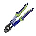 Booms Fishing CP1 Fishing Crimping Pliers with Built-in Wire Cutters, Fishing Leader Crimping Tool Crimp Sleeve Pliers, Blue