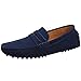 JIONS Mens Driving Penny Loafers Suede Moccasins Slip On Casual Dress Boat Shoes ...