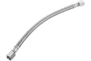 HOMOCONO Air Compressor Exhaust Tube Stainless Steel Air Compressor Line Braided Leader Hose Replacement Parts Pneumatic Hose