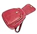 EssFeel Stylish Leather Backpack School Travel Daypack Casual Style Backpack Knapsack for Women Girl A-Wine Red
