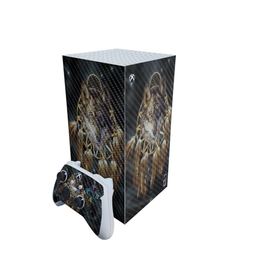 Carbon Fiber Gaming Skin Compatible With Microsoft Xbox Series X Digital Editio…