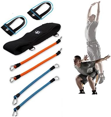 WE&ZHE Men's Multi-function Basketball training device Resistance Bands Fitness Equipment Pull rope Leg training Environmental Protection Latex tube nylon Webbing household Family use , 1#