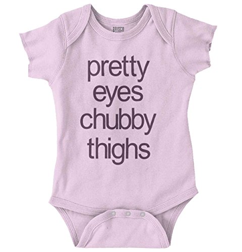 Chubby Thighs New Parents Baby Shower Gifts Funny Saying Baby Onesie Bodysuit