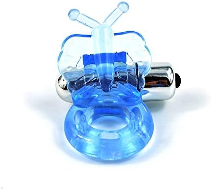 Vibration Delay Ring Silicone Massage Ring (Blue)