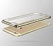 Nicexx TPU Gold Plated Frame Flexible Transparent Case for iPhone 6/ 6s - Gold