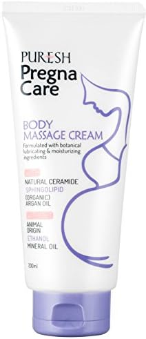 Puresh Pregna-Halal Certified Natural Pregnant Care, Body Massage Cream, harmless, safe to use for pregnant women, babies or anyone, baby cream, moisturizer