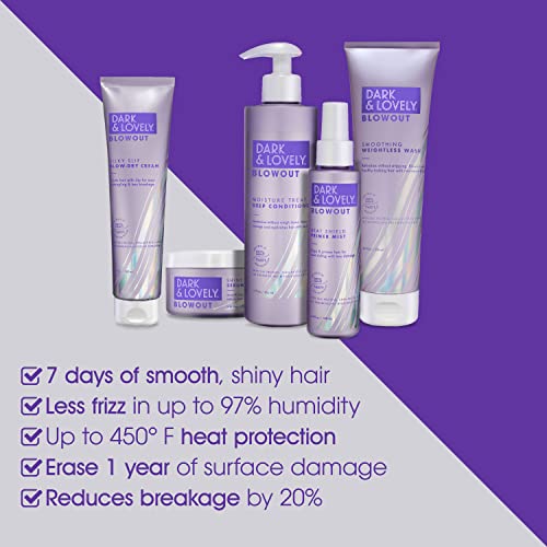 SoftSheenCarson Dark and Lovely Blowout Heat Shield Hair Primer, Blow