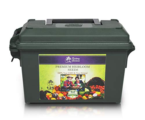 Survival Seed Vault – 20,000+ Heirloom, Non-GMO Seeds For Your Home Garden