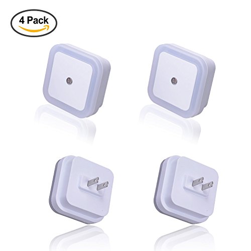 UPC 603470079578, Ilyever 4 Pack 0.5W LED Night Light Lamp With Dusk to Dawn Control Auto Sensor for Kids Baby Bedroom,Bathroom ,Wall, Closet, Hallway,as Guide Light to Find Way in Darkness,White