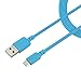 EZOPower 10 ft Micro USB Cable, Extra Long 10ft Blue Micro-USB 2in1 Sync and Charge USB Data Cable for Samsung, HTC, LG and Other Any Micro USB Powered Device