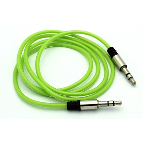 Google Pixel, Pixel XL Compatible Green Auxiliary Extension Cord 3.5mm