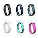 GinCoband 12PCS Fitbit Flex Wristband Replacement Accessory with Clasp For Fitbit Flex Bracelet Sport Arm Band No tracker (set of 12, Large)
