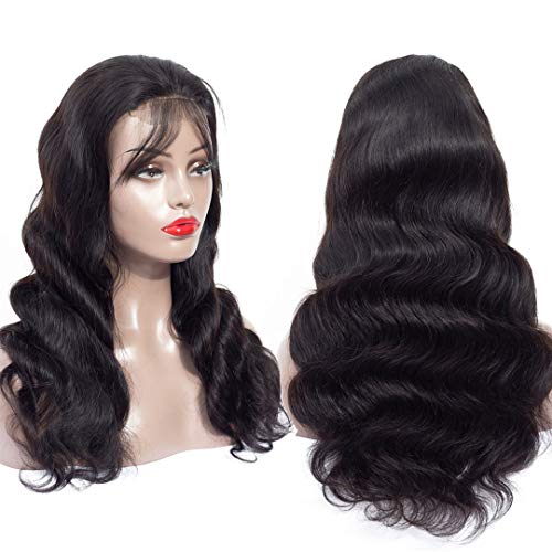 Human Hair Wigs Body Wave 12 Inch Brazilian Hair Wig 4x4 Lace Frontal Wig For Women Pre Plucked With Baby Hair Natural Hairline Natural Color