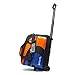 Pyramid Path Deluxe Double Roller with Oversized Accessory Pocket Bowling Bag (Royal Blue/Orange)