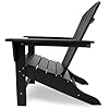 POLYWOOD-SBA15BL-South-Beach-Adirondack-Chair-Black POLYWOOD SBA15BL South Beach Adirondack Chair, Black