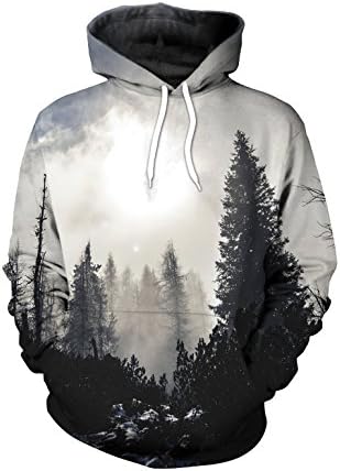 XMNDS Clearance Women Hoodies Simulation 3D Alpaca Print Hoodies Pullovers Sweatshirt
