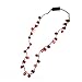 Fun Central G507, 1 Pc, 34 Inches LED Pumpkins Necklace, Light Up Necklace, Halloween Necklace, Glow In The Dark Necklace