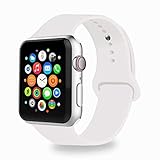 iYou Sport Band Compatible for Apple Watch Band 38MM 42MM, Soft Silicone Replacement Sport Strap Compatible for iWatch 2017 Apple Watch Series 3/2/1, Edition, Nike+, All Models More Colors Choose