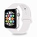 IYOU Sport Band Compatible with Watch Band 38MM 42MM 40MM 44MM, Soft Silicone Replacement Sport Strap Compatible with 2018 Watch Series 4/3/2/1
