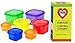 PariInc 21 Day Fix - Essential Package includes 7 Piece Color-coded Portion Control Container Kit plus Protein Shaker cup with Complete Guide