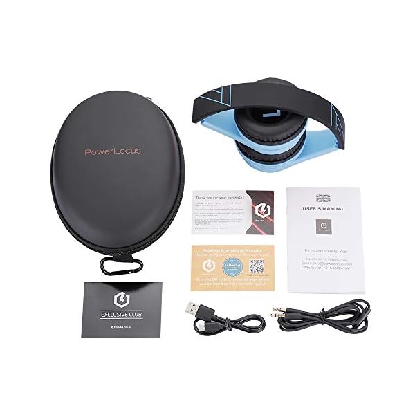 Bluetooth-Headphones-for-kids-PowerLocus-Wireless-Foldable-Headphones-Over-Ear-Headphone-with-Microphone-85DB-Volume-Limit-Wireless-Wired-Headset-with-Micro-SDTF-for-SmartphoneOnline-ClassiPad Bluetooth Headphones for kids, PowerLocus Wireless Foldable Headphones Over Ear, Headphone with Microphone, 85DB Volume…